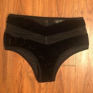 iHeartRaves Velvet Diversion High Waisted Bottoms